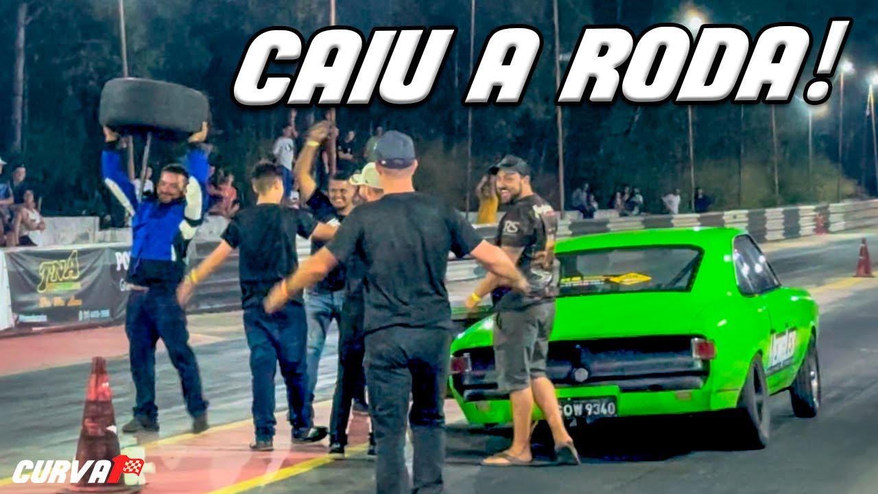 A RODA DO OPALA SAIU VOANDO NO MEIO DO RACHA 😱