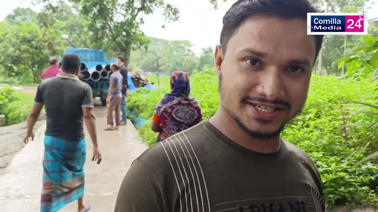 দাউদকান্দির গৌরীপুর দক্ষিণ পেন্নাই গ্রামের জলাবদ্ধতা নিরসনে পাইপ ক্রয় করা হয়েছে