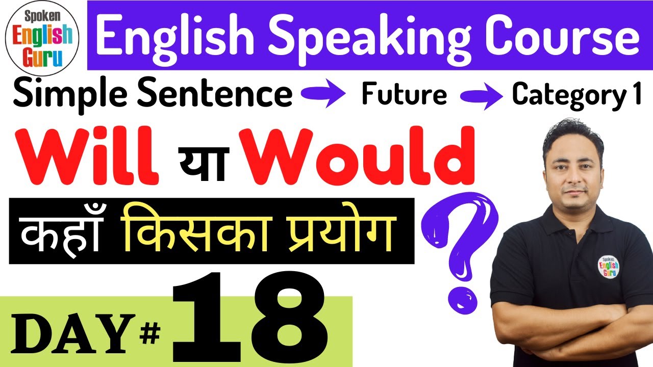 Will और Would के फर्क को समझना बहुत ज़रूरी है | English Speaking Course Day 18 | Will be vs Would be