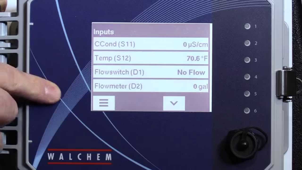 How To Program Walchem W600 Cooling Tower Controller Video