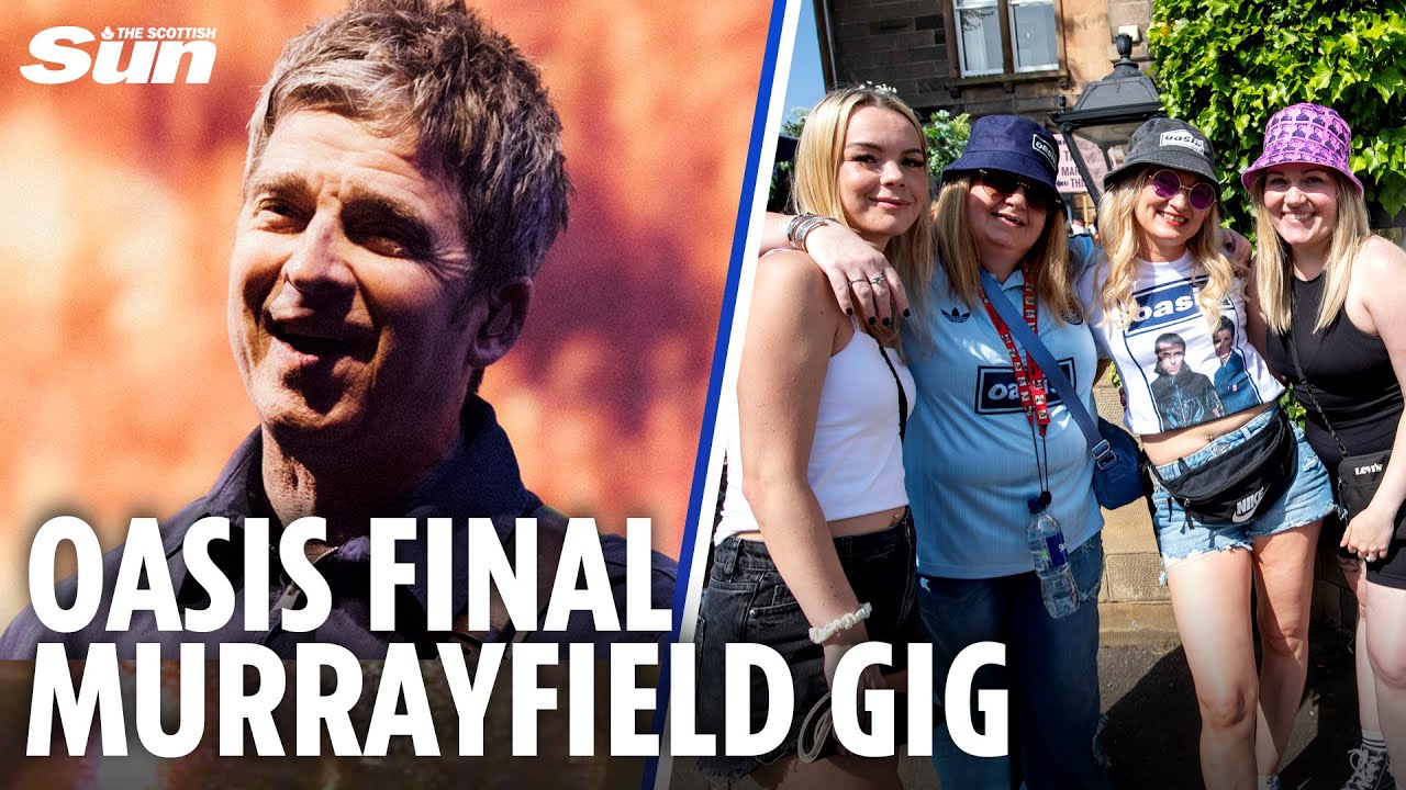 Fans flood Edinburgh from all over the world for final Oasis gig at Murrayfield