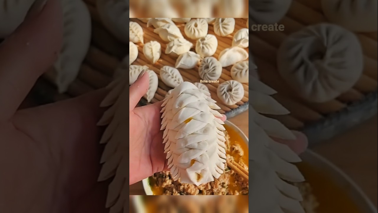 creative magic bao art #foodshorts #fooddesign #viralvideo #cookingideas #foodlover
