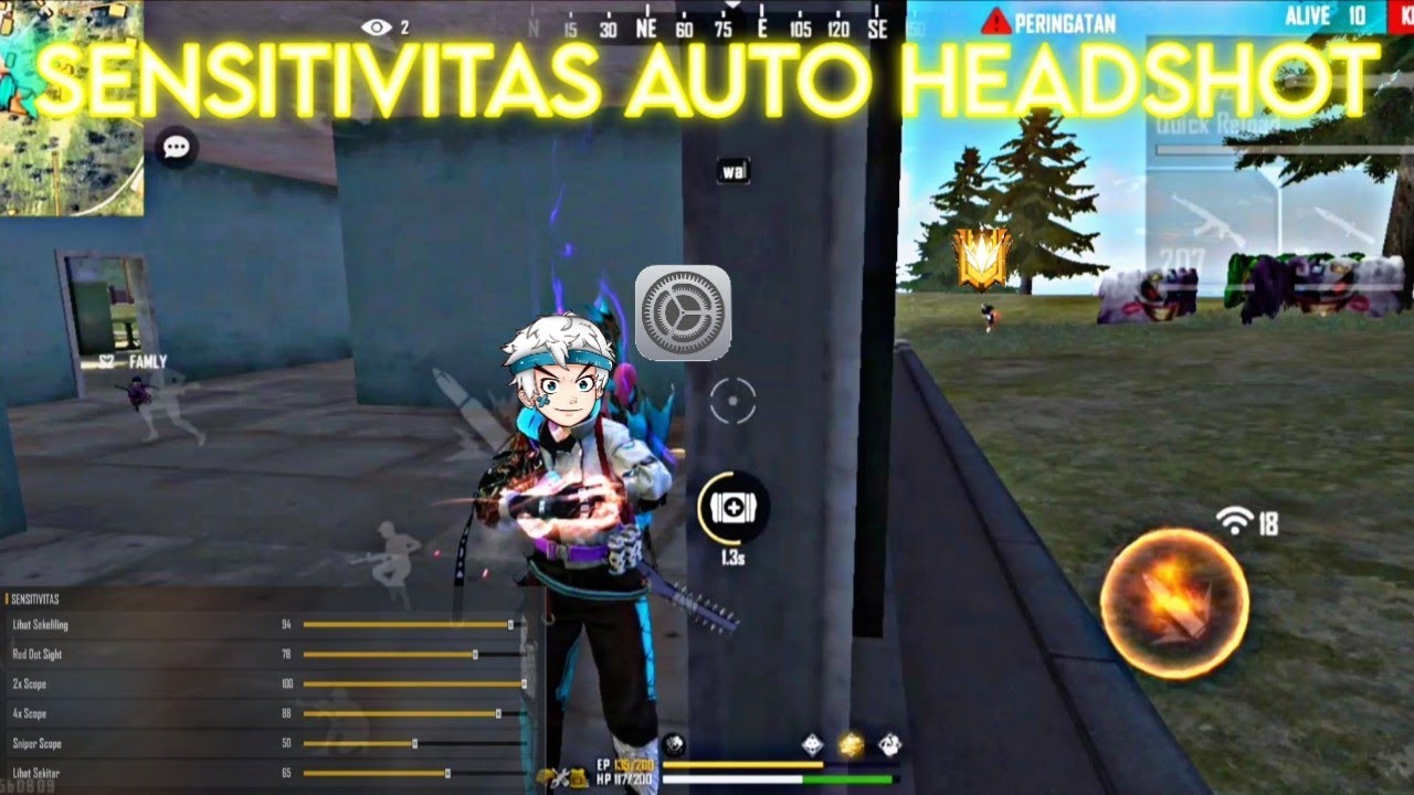 AUTO HEADSHOT !! SENSITIVITAS YANG SERING DI PAKEK TOP GLOBAL HEADSHOT 🏹🎯