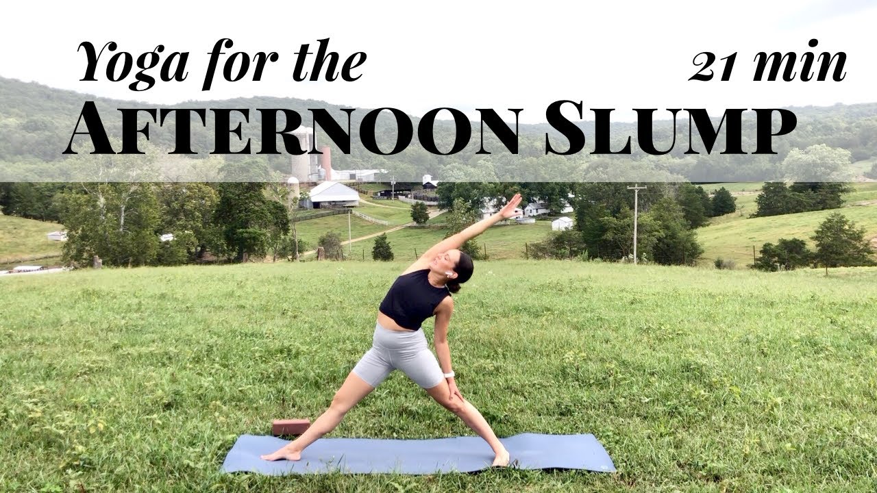 Yoga for the Afternoon Slump | 21 min | Yoga with Maria