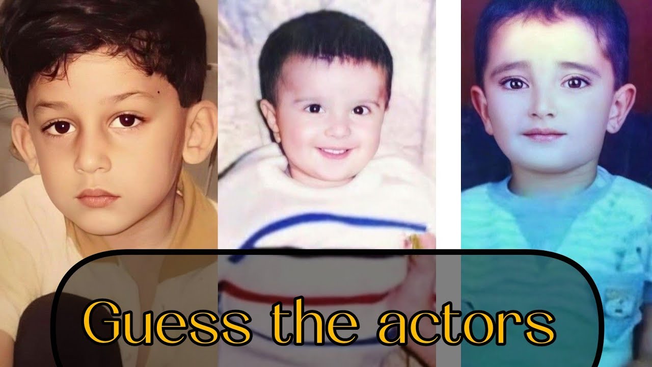 Guess the Pakistani actor by their childhood photo || Pakistani actors || Pakistani drama industry 