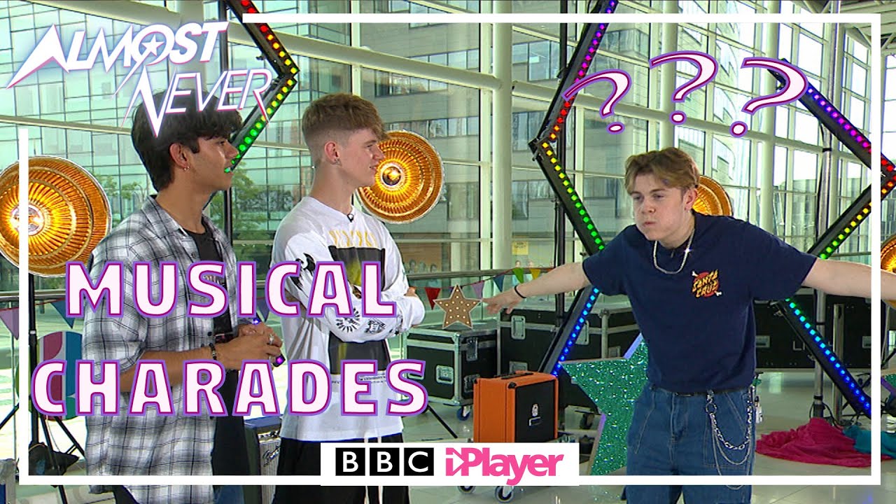 The Wonderland play the MUSICAL CHARADES | Almost Never | CBBC‌