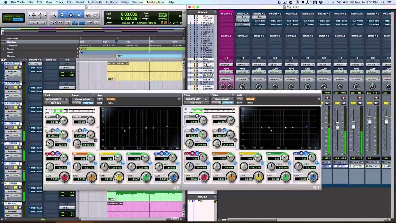 5 Minute Mix Tips: EQ on multiple instruments