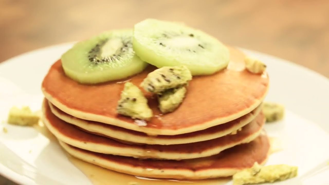 Pancakes ai kiwi - perfetti per la colazione!