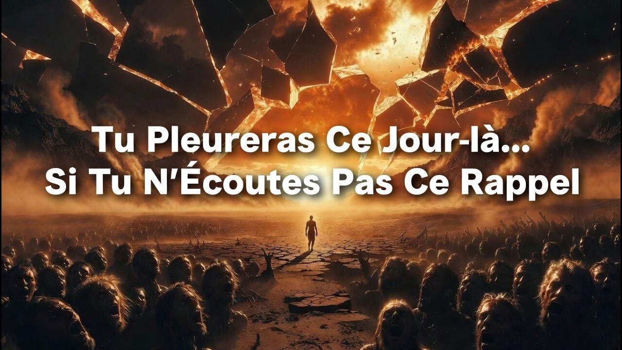 Tu Pleureras Ce Jour-là… Si Tu N’Écoutes Pas Ce Rappel