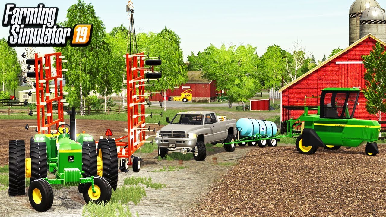 35 YEAR OLD JOHN DEERES GETTING IT DONE! (FARM SAVE ROLEPLAY) FARMING SIMULATOR 19