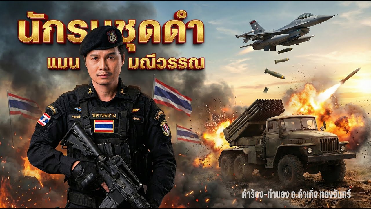 นักรบชุดดำ - แมน มณีวรรณ Live