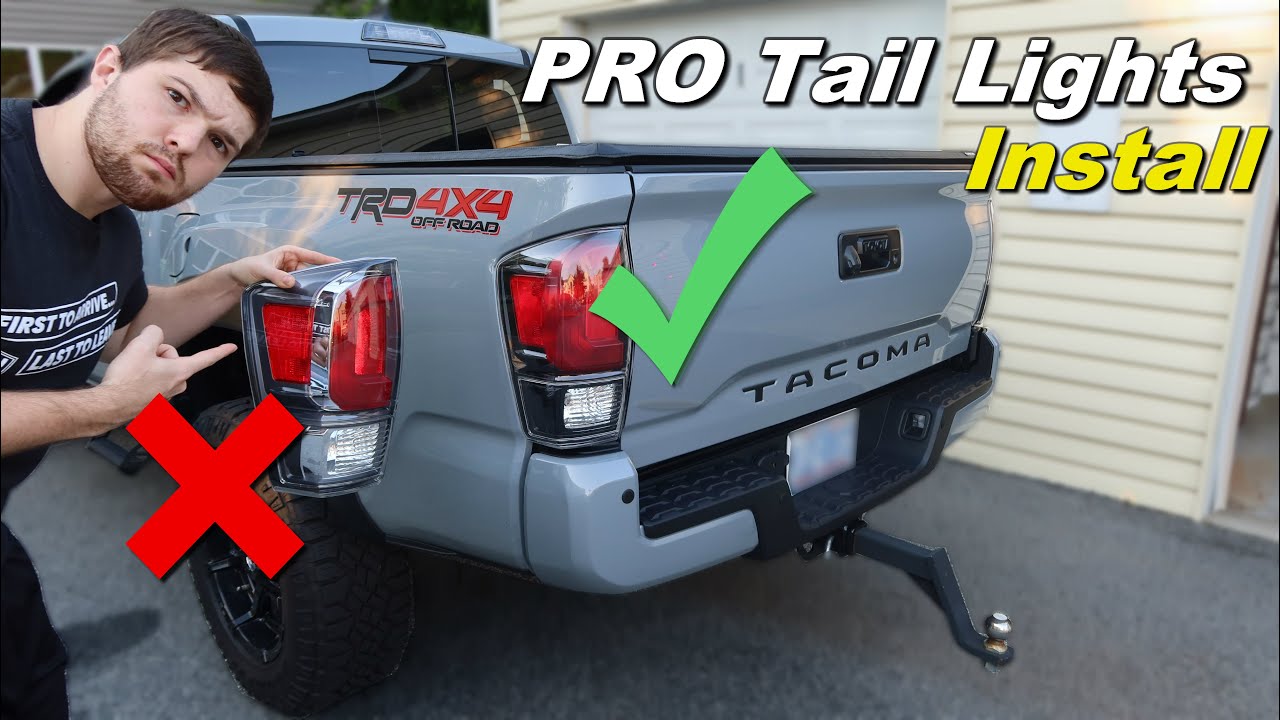 2020 Toyota Tacoma TRD Pro Tail Lights (Install - Super Easy)