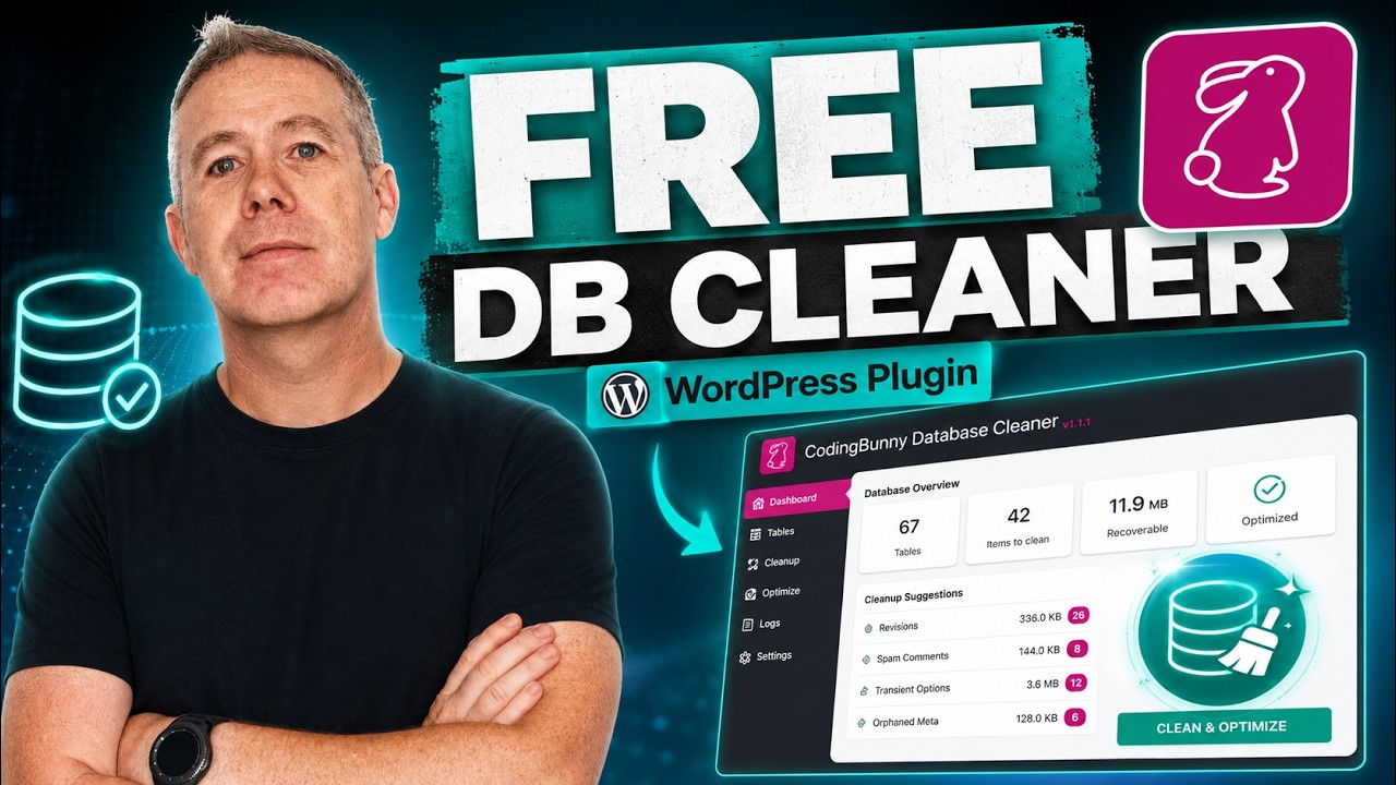Stop Database Bloat in WordPress: Clean Unused Tables, Revisions & Transients (FREE)