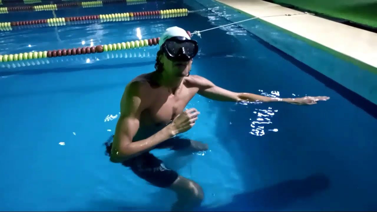 الحلقه التانيه/ طريقة حركة الكاتشات نظري وعملي وطريقة أخذ النفس الجزء التاني يلا نشوف 🏊👌