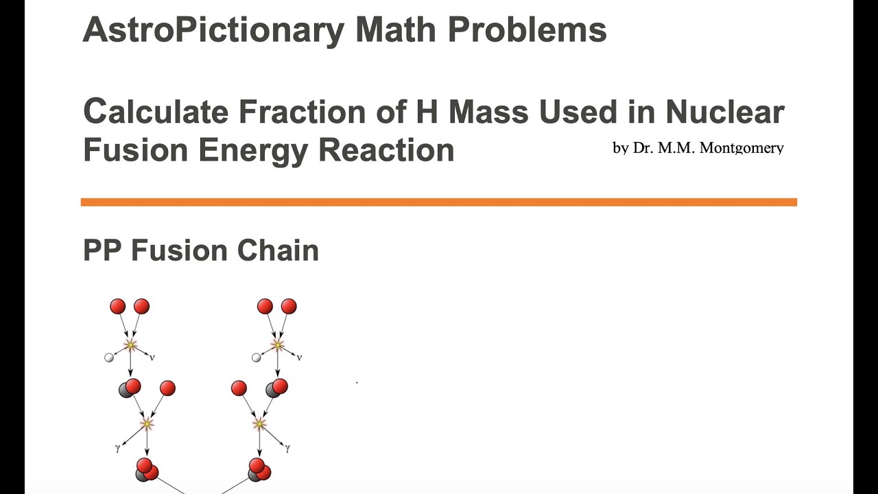 Calculate Fraction of Hydrogen Used in Fusion in PP Chain