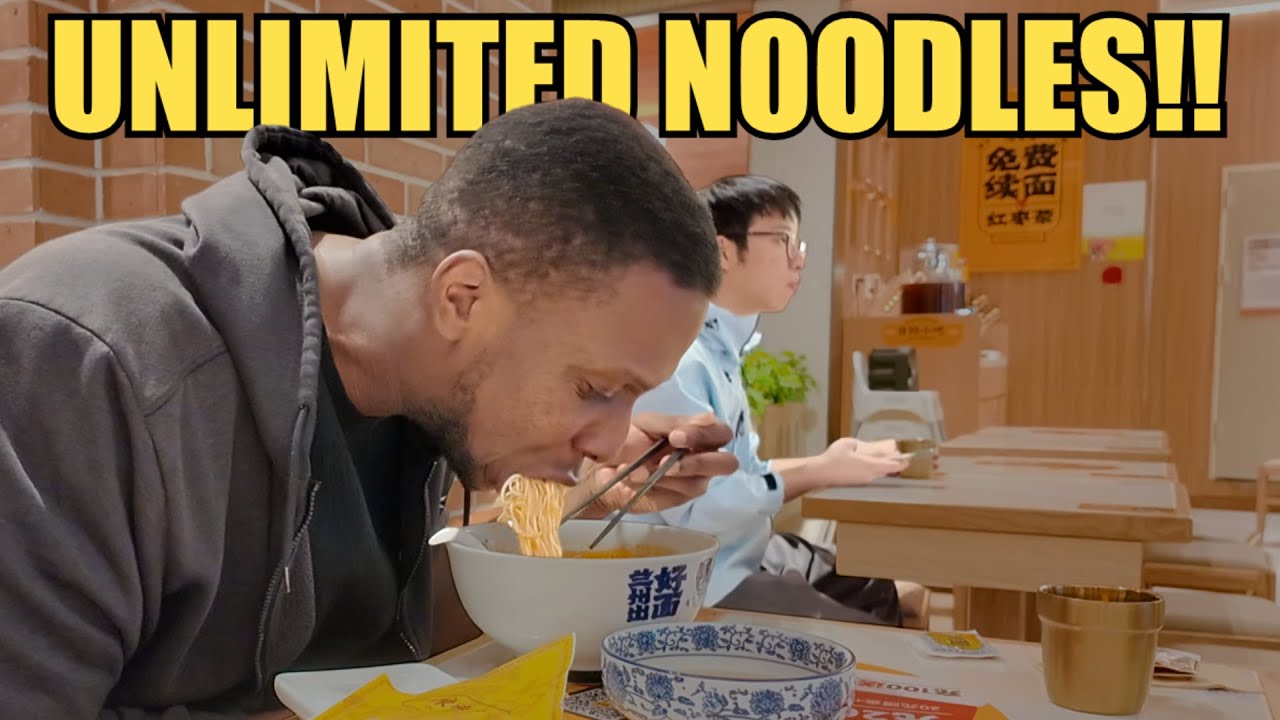 One GREEDY BOY Vs Unlimited Noodles |Chen Xiang Gui