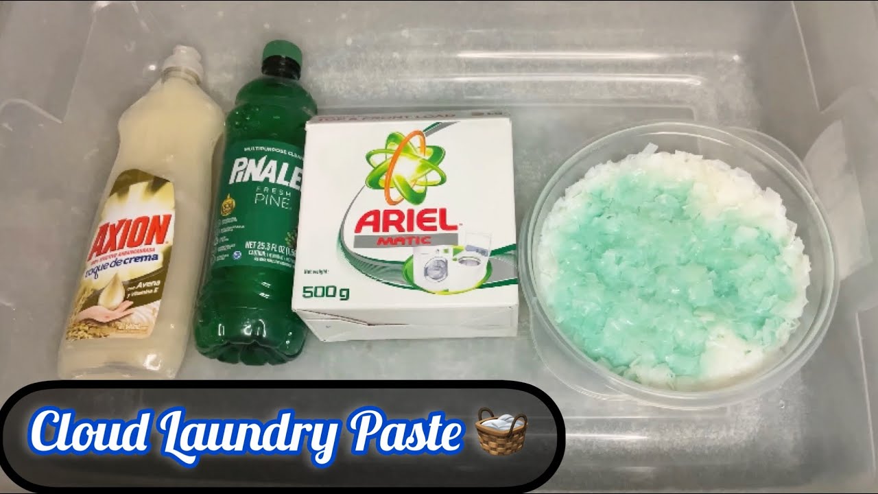 Fresh Laundry Cloud Paste (Zote Soaked In Pinalen & Gain Liquid) #SpongeSpiritWeek Day 2