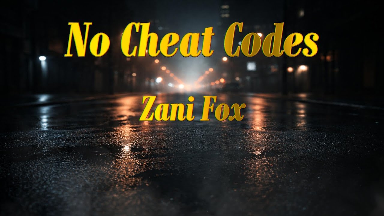 Zani Fox - No Cheat Codes (Lyric Video)