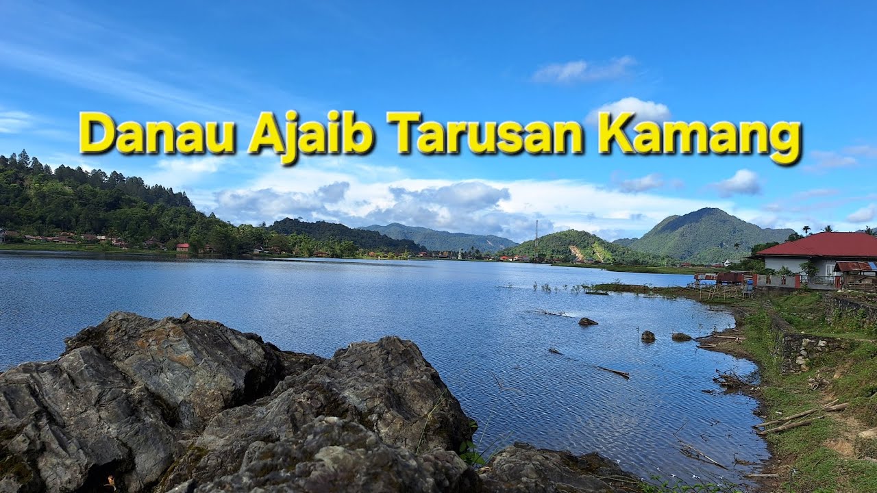 Danau 'ajaib' Tarusan Kamang