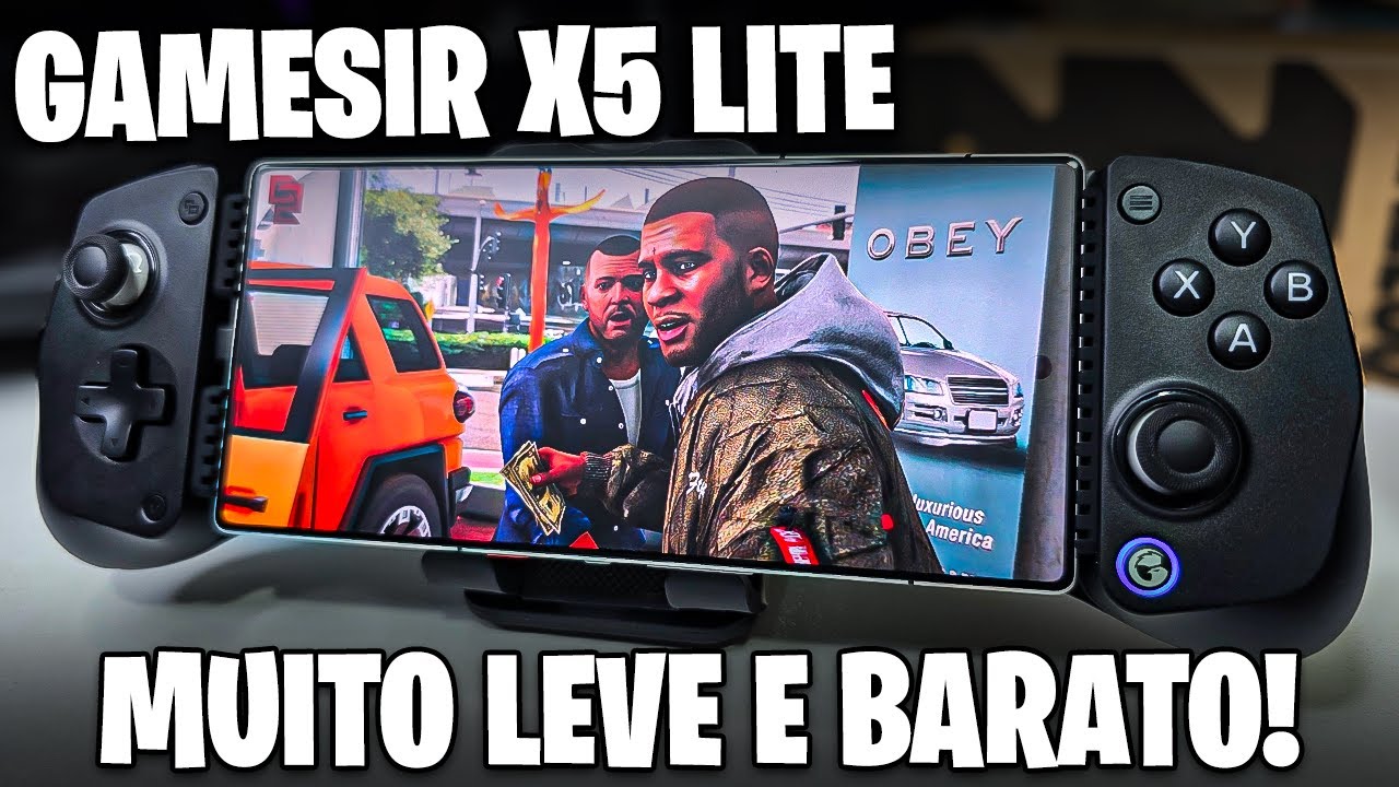 UM DOS MELHORES CONTROLES PARA CELULAR! | Gamesir X5 Lite MUITO BARATO!