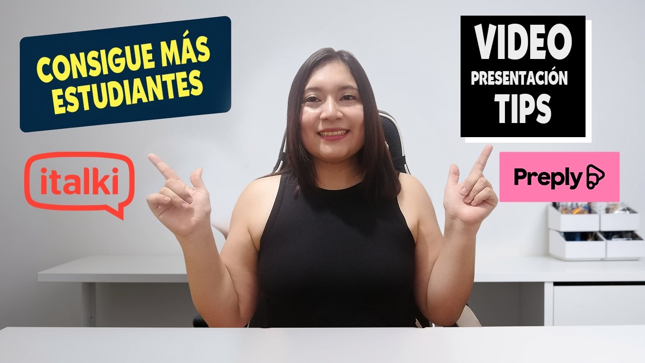 ¡Crea el Video de Presentación PERFECTO para Preply e iTalki!