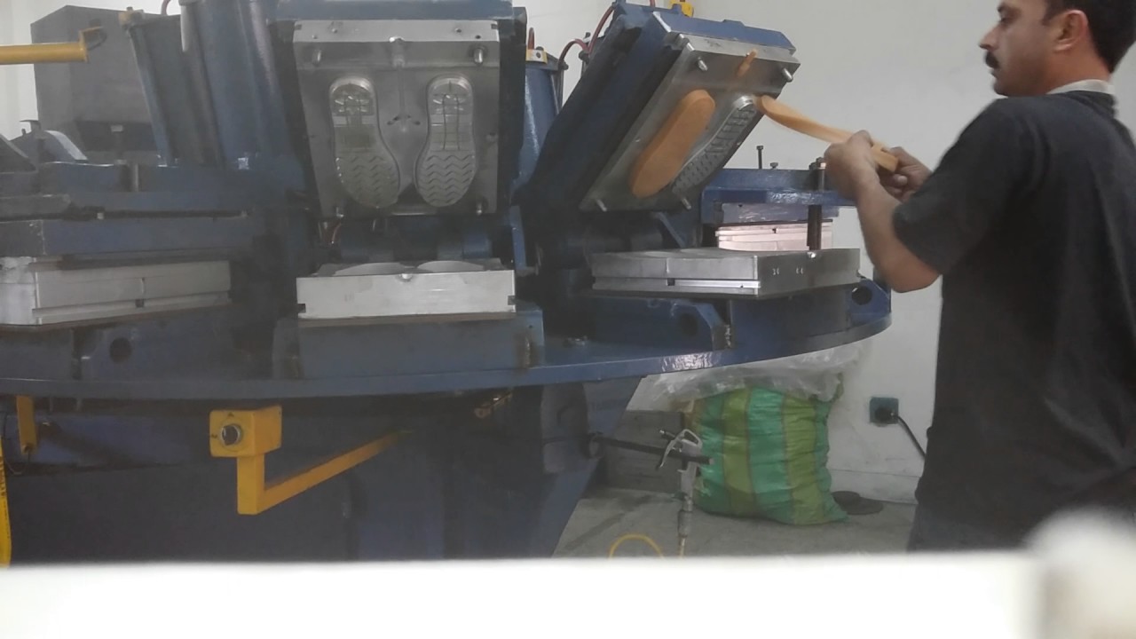 Inyectores rotativa para suelas