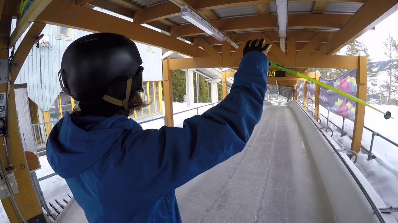 Anders Backe: Skiing down to Olympic Bobsleigh Track