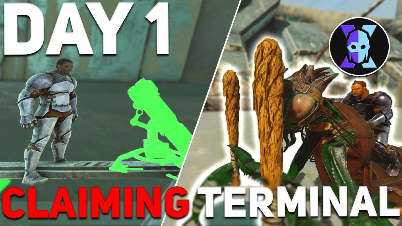 Claiming Extinction Terminal Cave With Xavii On Day 1 - Ark PvP