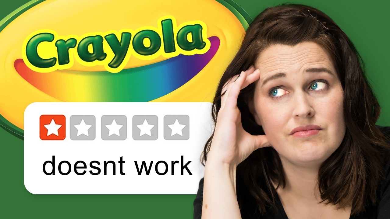 Crayola's adult products are BAD