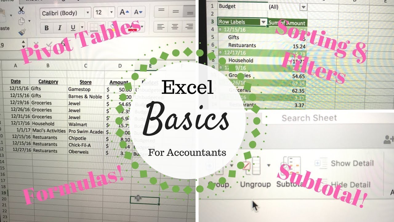 Excel Basics | For Accountants |