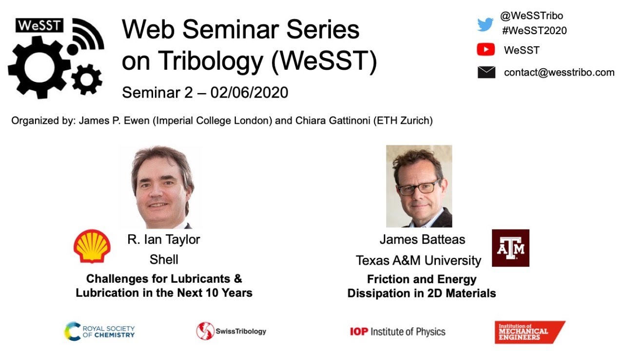 WeSST 2020 - Dr. R. Ian Taylor and Prof. James Batteas