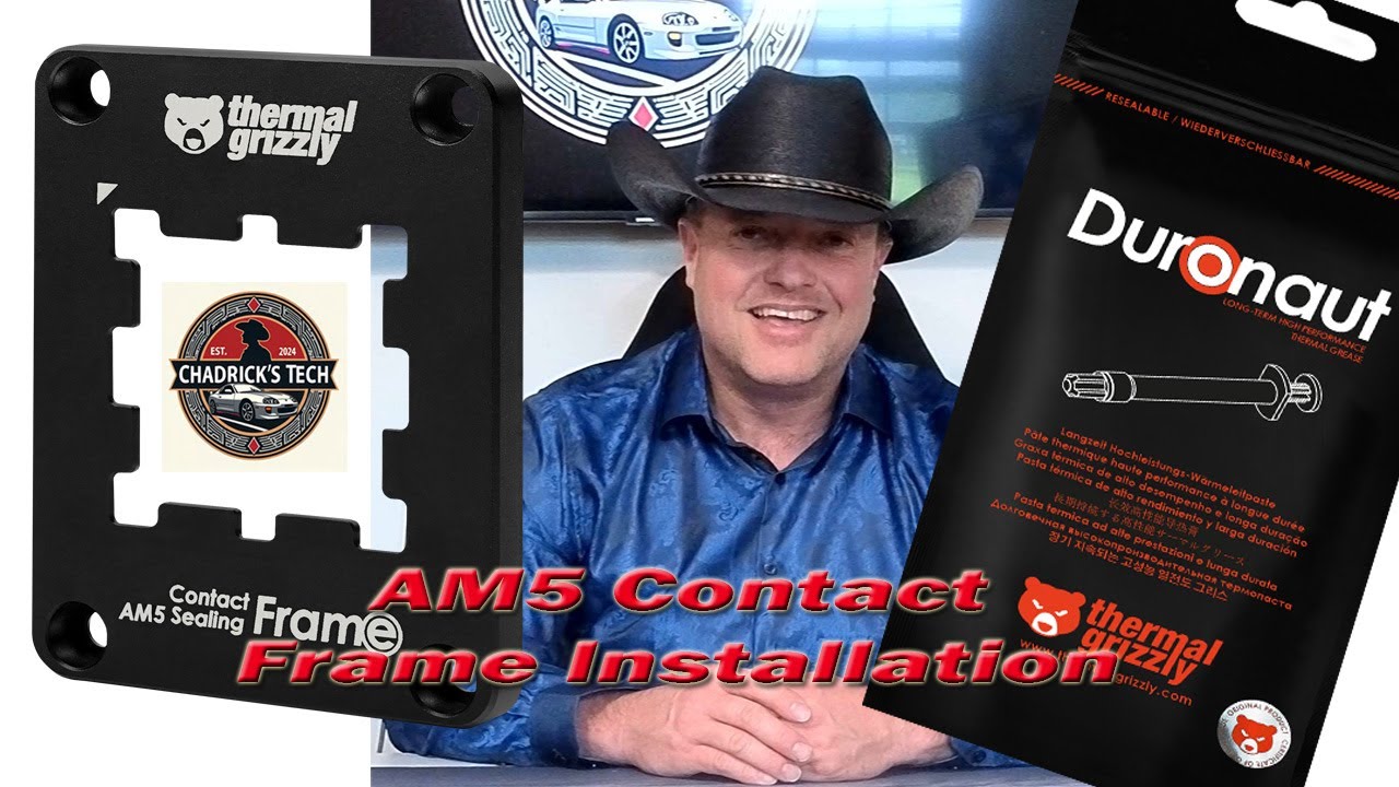 Thermal Grizzly AM5 Contact Frame Installation Video