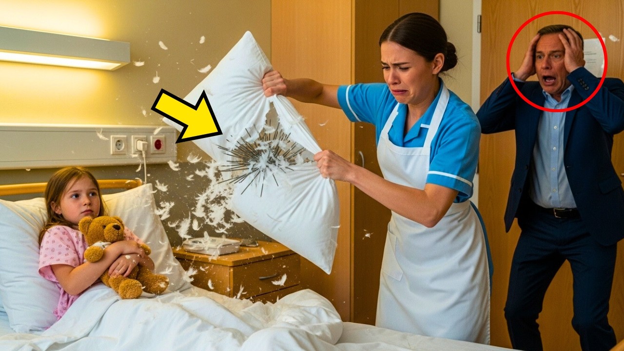 HIJA DE MILLONARIO MORÍ4 LENTAMENTE... HASTA QUE EMPLEADA DESCUBRE ESTO EN SU ALMOHADA