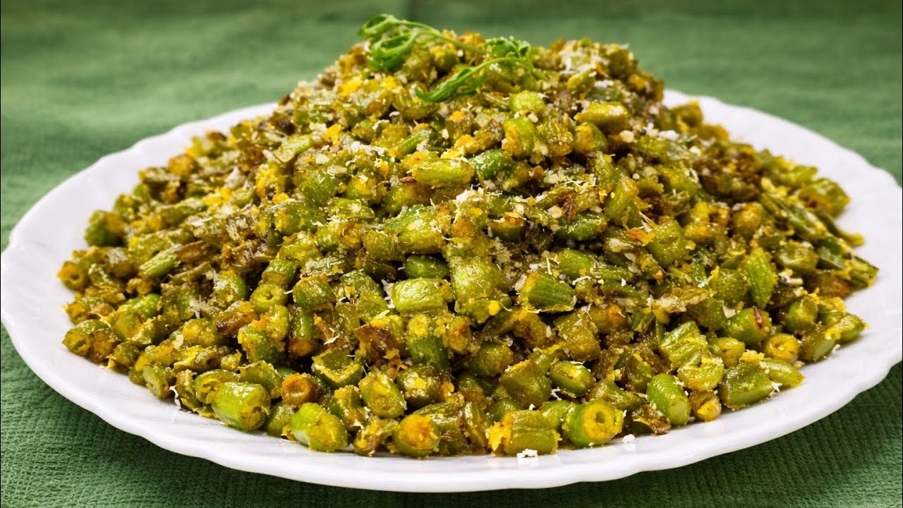 बीन्स की सब्जी ऐसी बनाएं कि सब उंगलियां चाटते रह जाएं | BEANS SABZI With Coconut Powder 