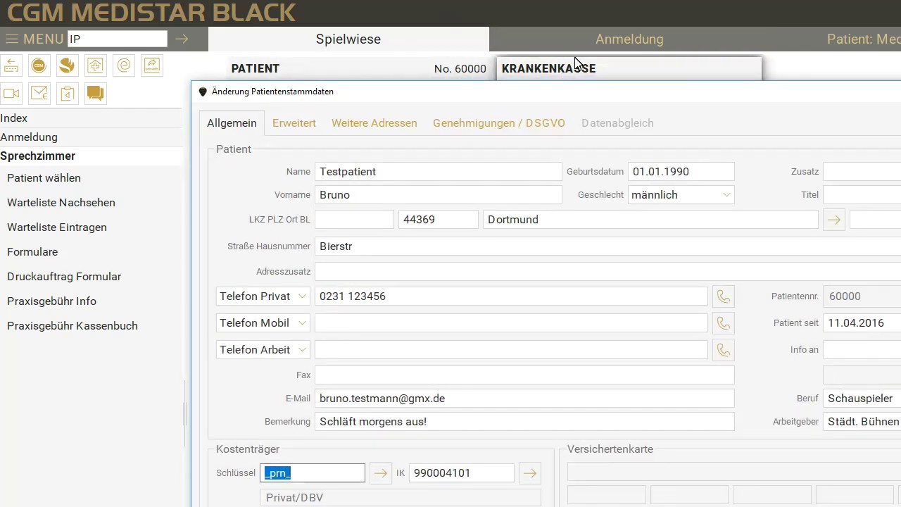 MediStar Black Tutorial | Stammdaten Teil 01