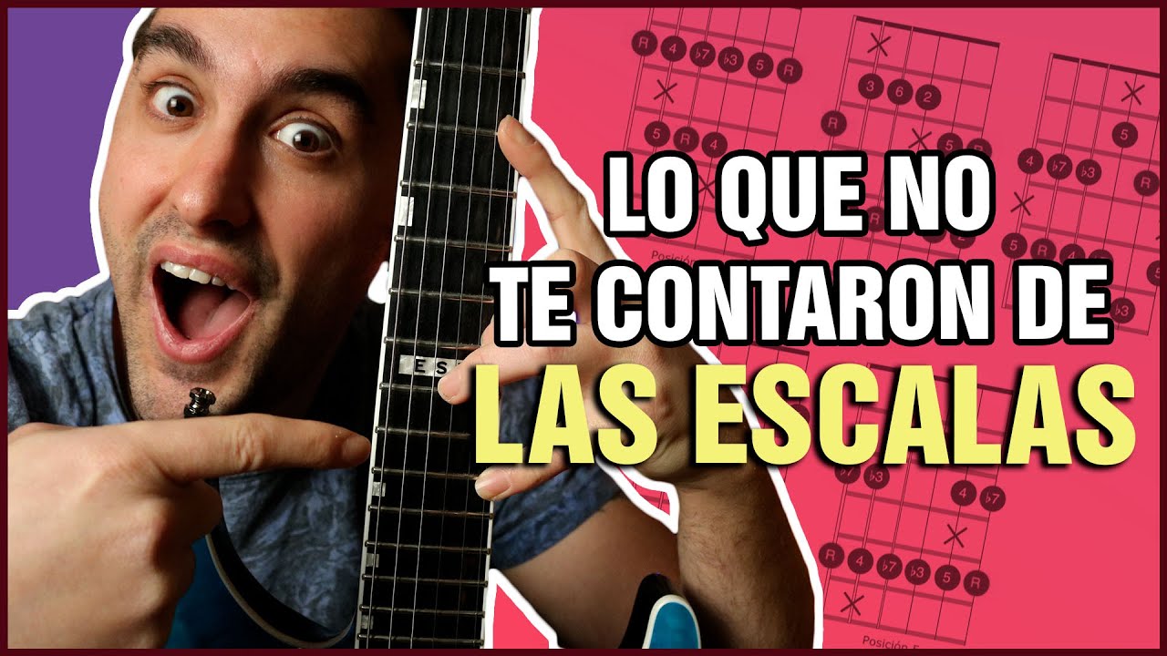 EXPLICACIÓN DEFINITIVA DE ESCALAS para Guitarra 🎸 [Armonía de CERO a PRO]