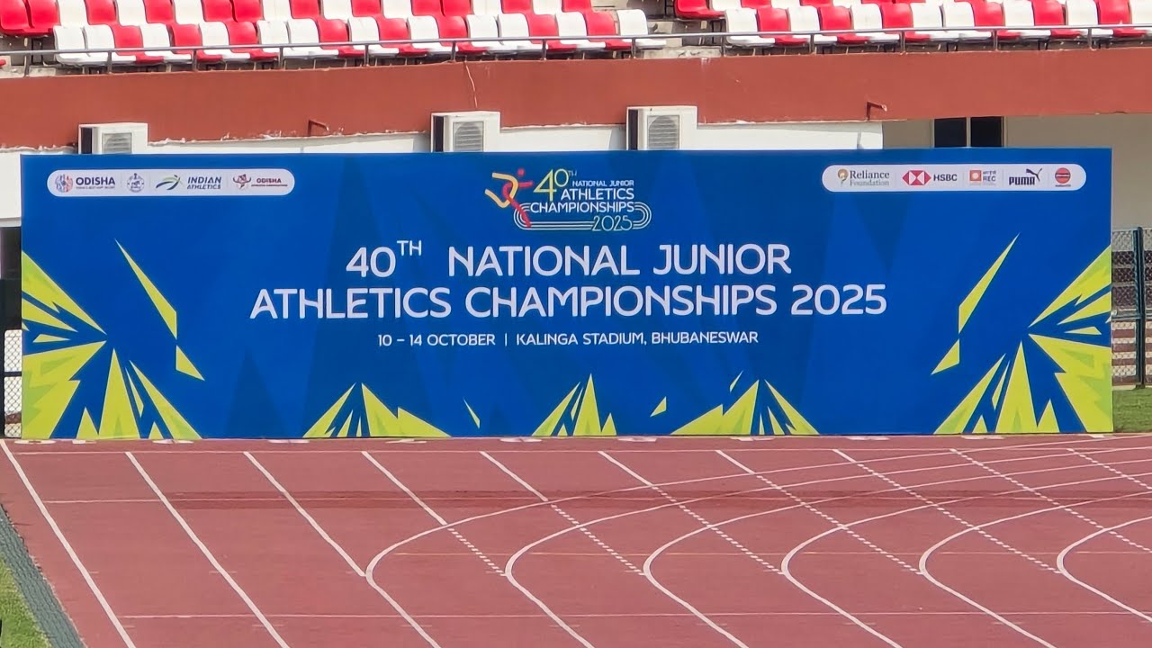 40th Junior National Athletics championships live from Kalinga Stadium Bhuvneswer 2025