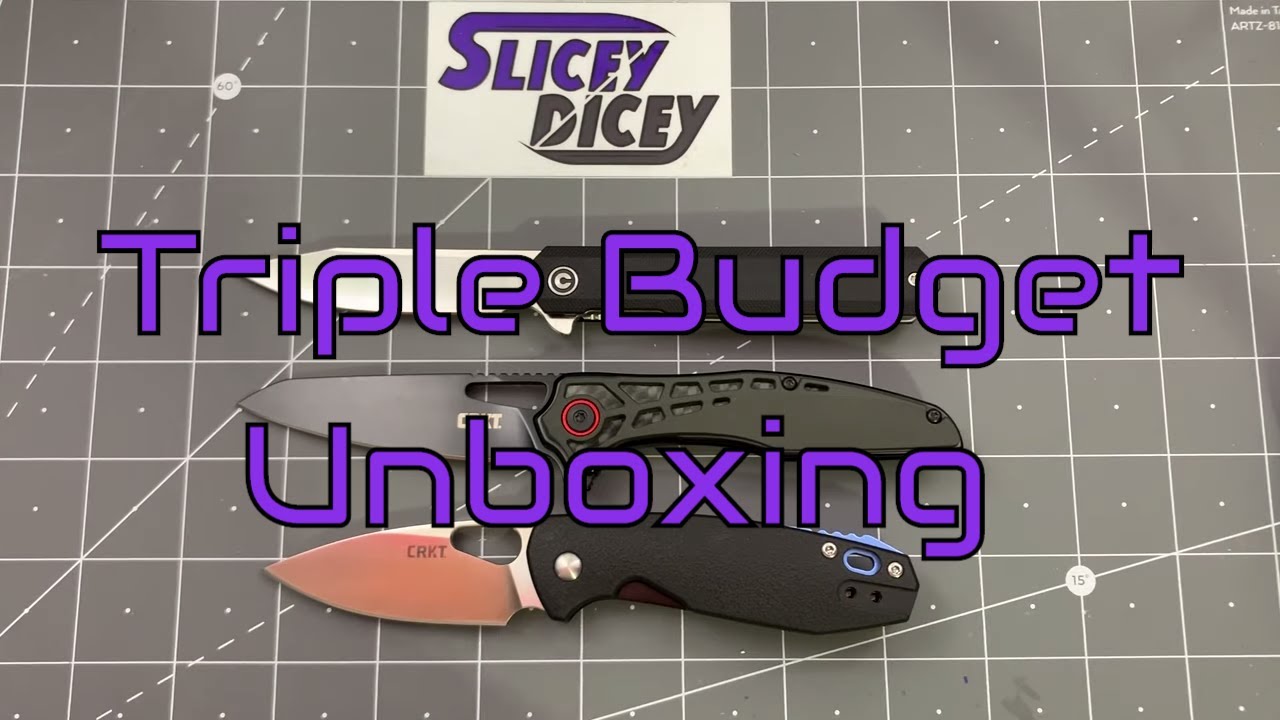 Triple Budget Unboxing! - CRKT Piet & Thero, Civivi Chronic