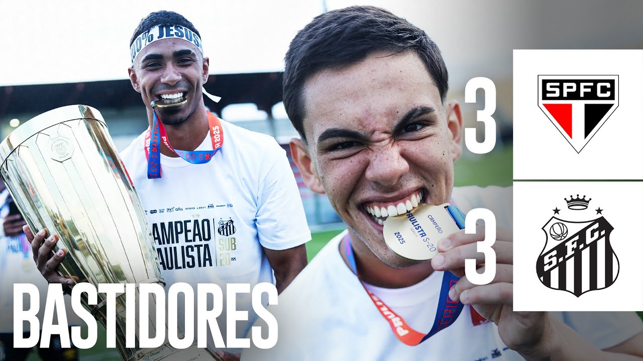 CAMPEÕES PAULISTA SUB-20 | SÃO PAULO 3 X 3 SANTOS | BASTIDORES (16/11/25)