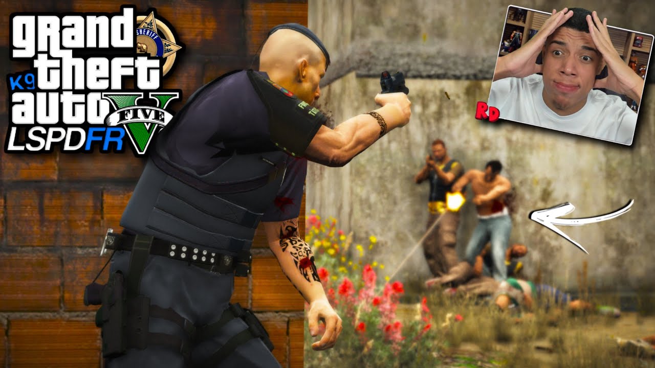 GTA V : MOD POLICIA - FIQUEI PRESO SOZINHO DENTRO DA FAVELA e SEM APOIO! ( INSANO DEMAIS )