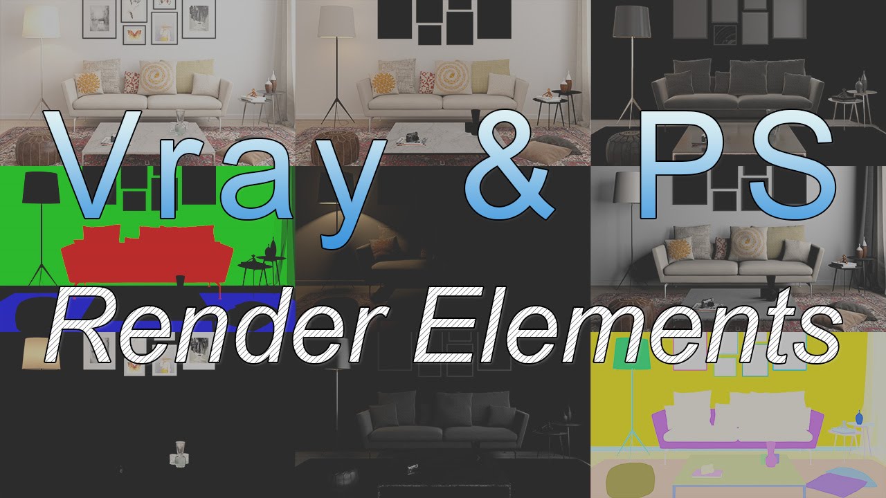 Vray Render Elements Photoshop