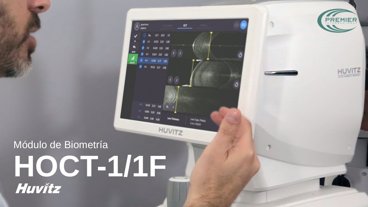 🔍 Módulo de Biometría del HOCT-1 de Huvitz
