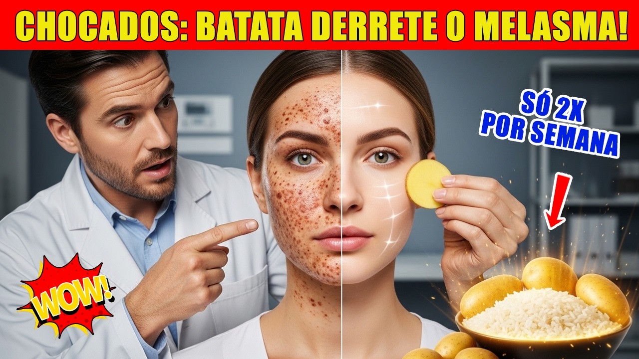 DERMATOLOGISTA REVELA: Batata E Arroz Clareiam Tudo!