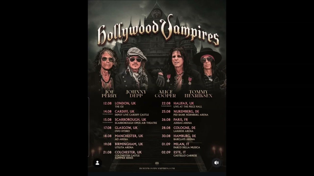 the bunnyman express presents hollywood vampires tour dates 2026