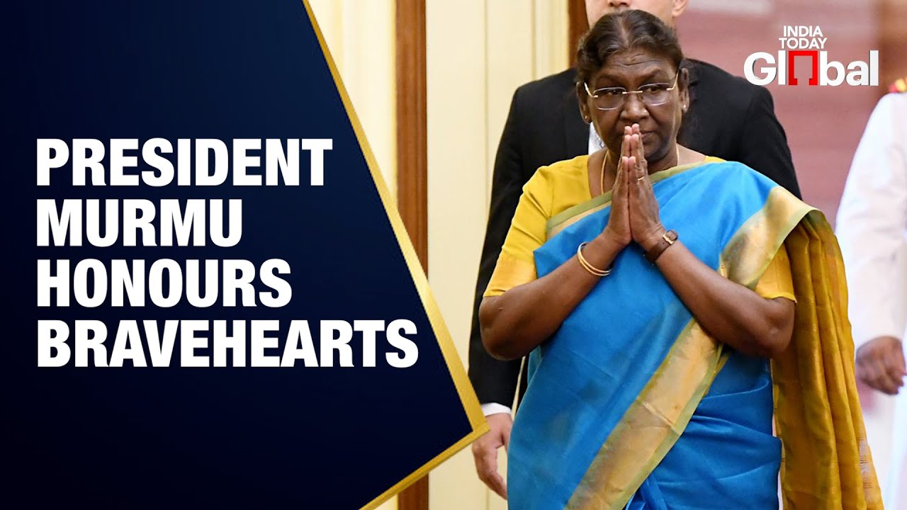 LIVE: President Droupadi Murmu Honours Bravehearts at Defence Investiture Ceremony