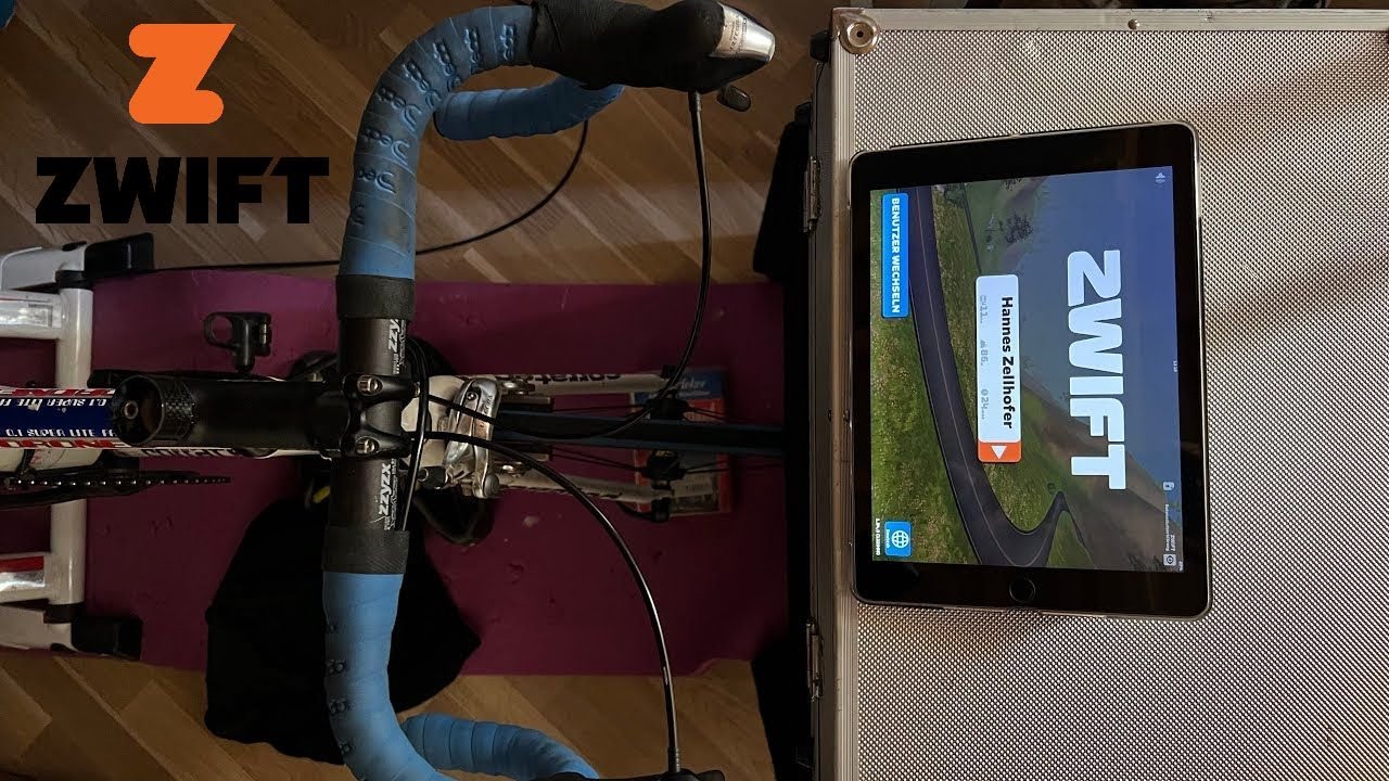 ZWIFT läuft (mit Einschränkungen) am ELITE Power Smart B+ (Rollentrainer)