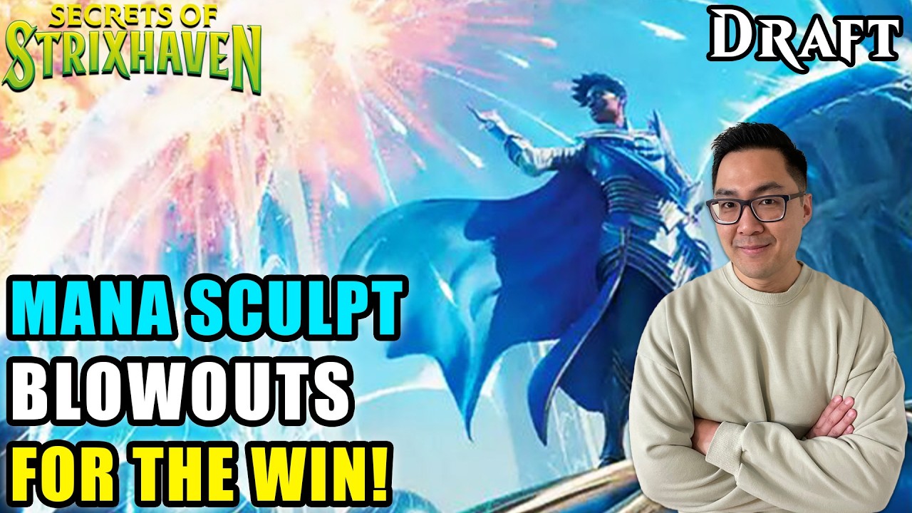 Mana Sculpt Blowouts For The Win! | Secrets Of Strixhaven Draft | MTG Arena