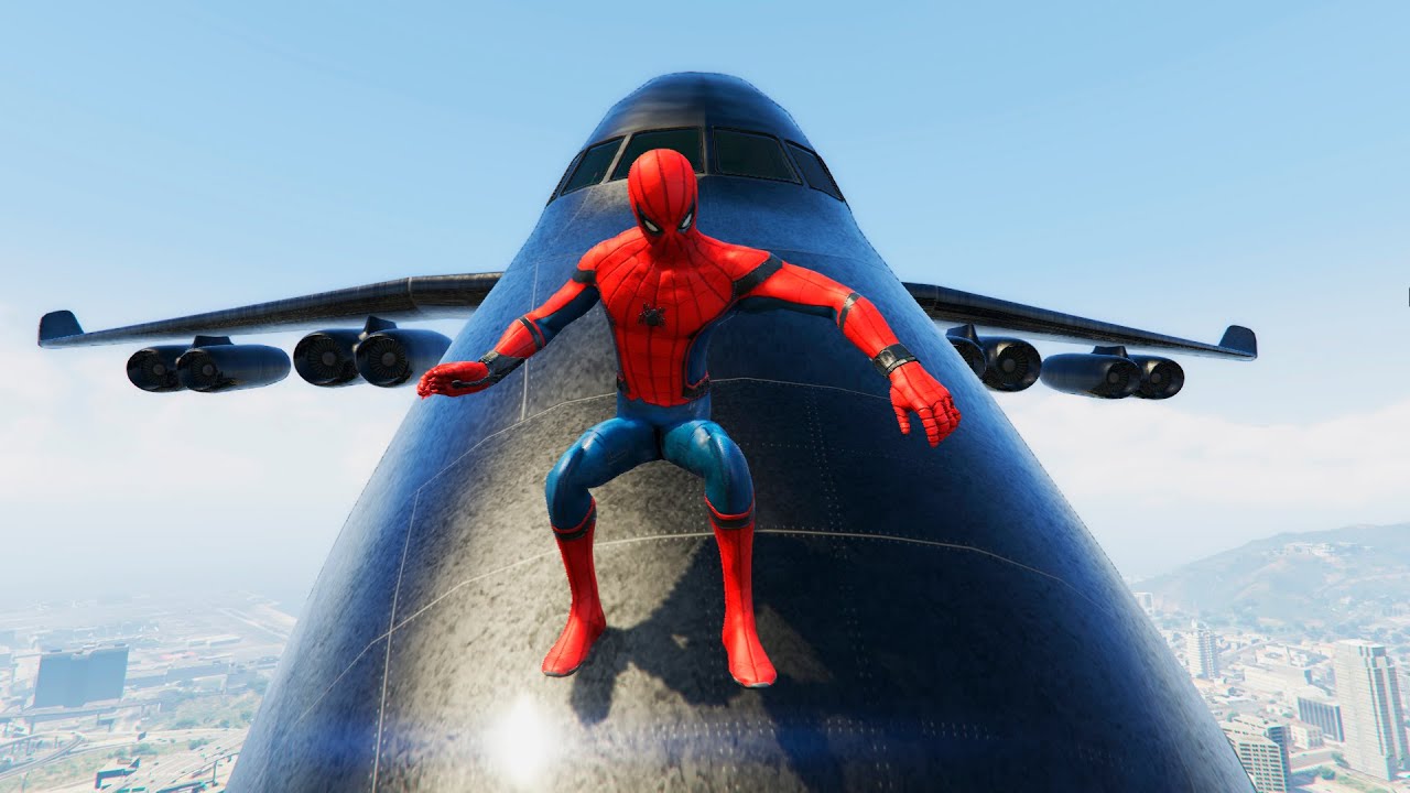GTA 5 Epic Plane Crashes & Spiderman Ragdolls Ep.20 (Euphoria Physics | Funny Moments)