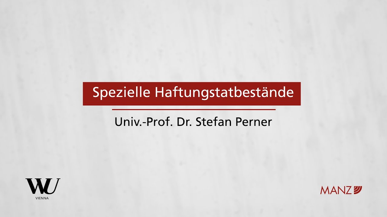 Perner/Spitzer/Kodek - Abschnitt 5.3 - Spezielle Haftungstatbestände