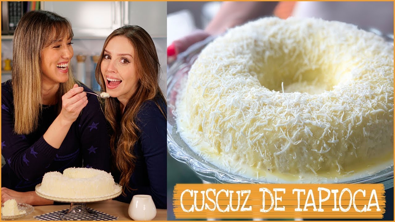 CUSCUZ DE TAPIOCA fácil e delicioso I Receitas e Temperos